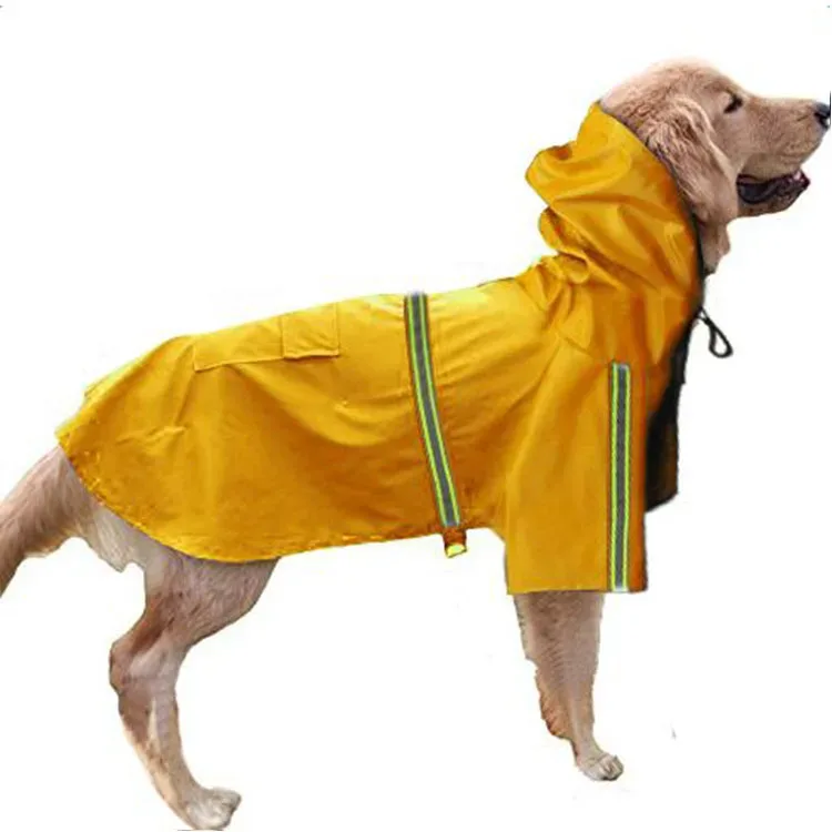 Regnjakke til hund med refleks og vanntett PU - Image 2