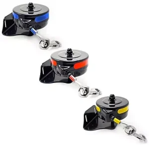 Retractable line with mounting reel M