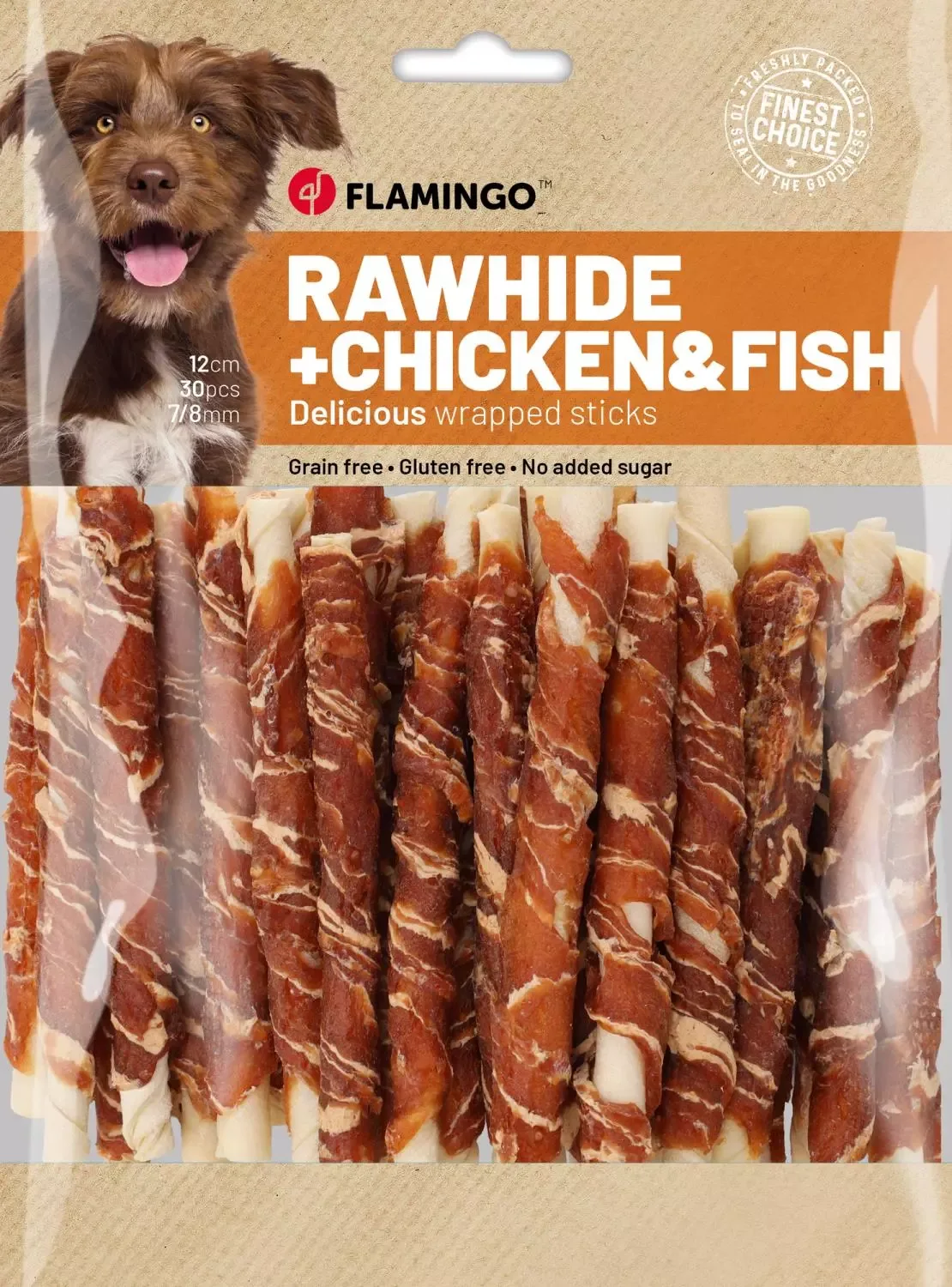 R’Hide Stick with chicken & with cod 12cm 11g / 30 pcs 350g(4)