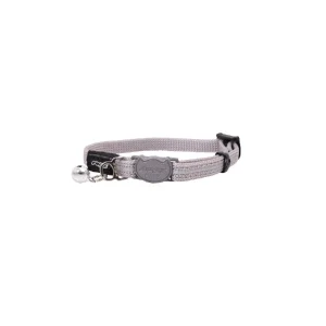 Rogz Alleycat Halsbånd Silver m/refleks XS 8mmx16,5-23cm