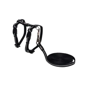 Rogz Alleycat Sele m/kobbel Svart m/refleks XS 8mmx19-30cm