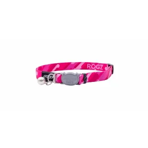 Rogz Fusioncat Geo Halsbånd Rosa S 20-31cm