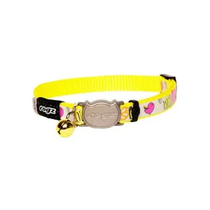 Rogz Reflectocat Halsband S Gul 11Mm 20-31Cm