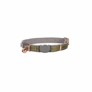 Rogz Urbancat Halsbånd Olivengrønn S 11mmx20-31cm