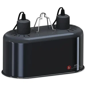 Rp Lamp Dual Dome 2x150W – dobbel terrarielampe