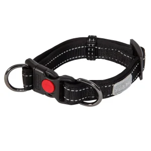 Rukka Pets Solid Halsbånd Sort Str. L – Lett og polstret hundehalsbånd med neoprenfôr