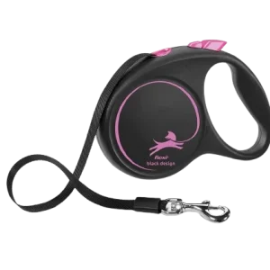 Rulleb氓nd Svart Design Tape Pink