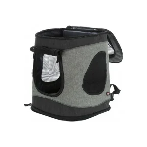 RYGGSEKK Trixie ‘Timon’, Nylon, 34×44×30cm, Sort/Grå