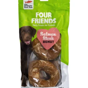 Salmon Steak Donut Hundegodbit 2p