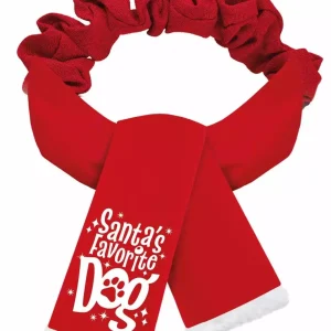 Scarf Xmas Favorite Dog Red S