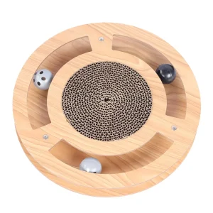 Scratching board fidgiwheel brown