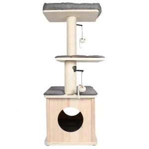 SCRATCHING TREE COMFORT OSLO 48x38x109cm grey