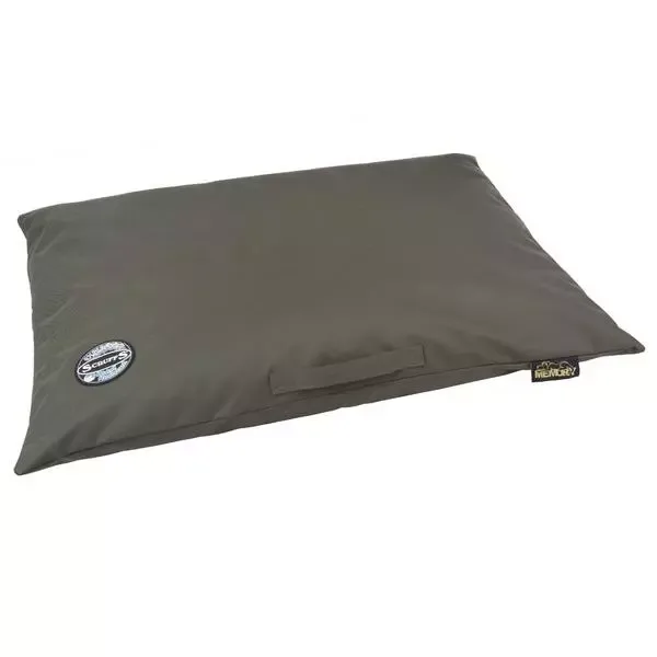 Scruff Expedition Memory Foam Pillow 120 x 80cm Oliven Grønn