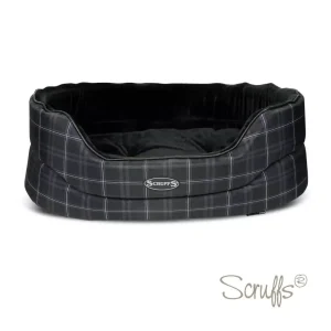 Scruffs Balmoral Oval bed xlarge 91cm black