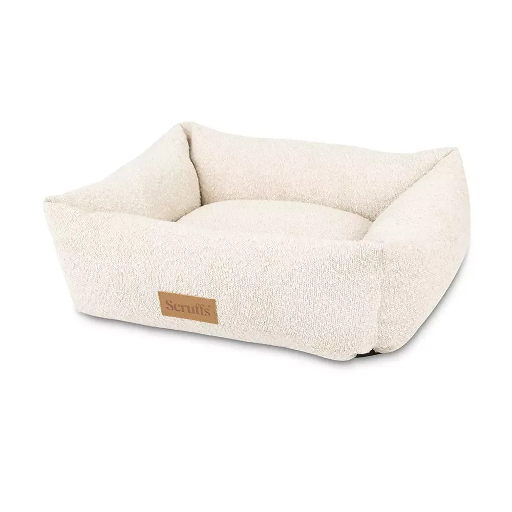 Scruffs Boucle Box bed Ivory 60x50cm