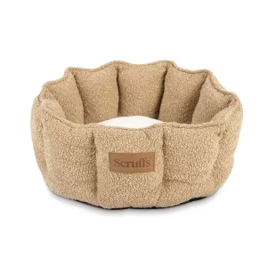 Scruffs Boucle Cat bed 45cm Desert Tan