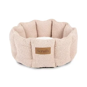 Scruffs Boucle Cat bed 45cm Pale Rose