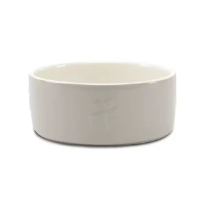 Scruffs Icon Pet Food Bowl – 25x25x10cm Light Gray