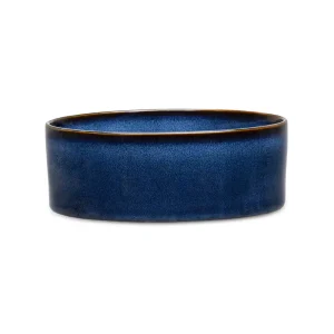 Scruffs Reactive Glaze Food Bowl – 19cm Midnight Blue
