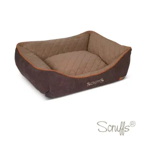 Scruffs Thermal Box Bed L 75 x 60cm Brown