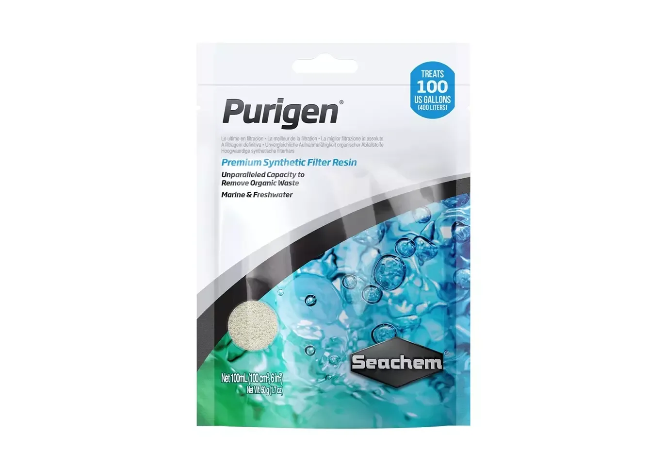Seachem Purigen 100Ml +Bag