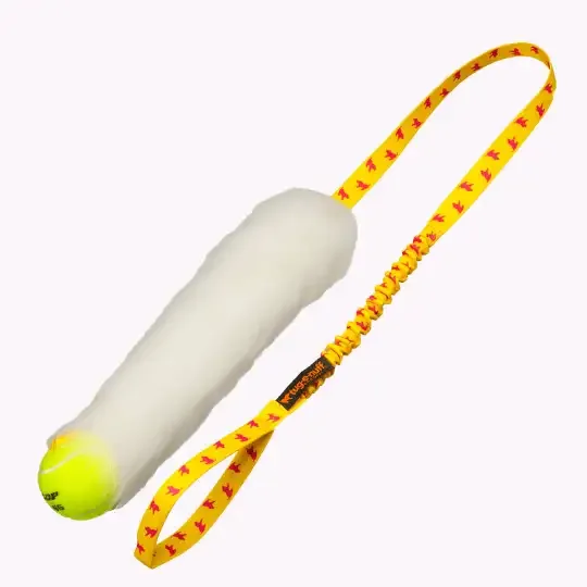 Sheepskin Bungee Chaser with Tennis Ball (BK)