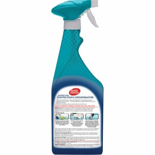 Simple Solution Stain and Odour Remover Rain Forest 750ml - Image 2