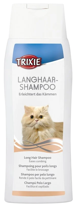 Sjampo for katter med langt h氓r,