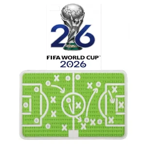 SLIKKEMATTE «Winner» Pawise, FIFA, 32x20cm.