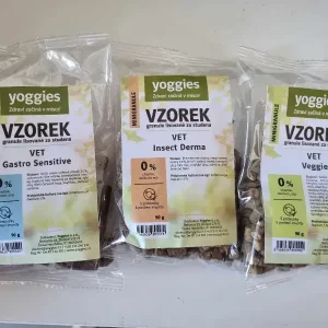 SMAKSPRØVE – VETERINÆRSERIE kaldpresset hundefôr YOGGIES – MINI