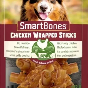 SmartBones® Minipinner med kylling innpakket i 9-pakning