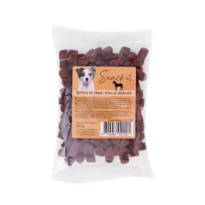 Snack’it Softies med hest 200g – Myke, kornfrie og glutenfrie treningsgodbiter