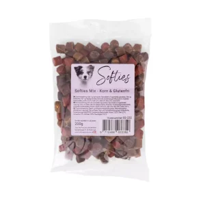 Snack’it Softies Mix 200g – Kornfrie og glutenfrie treningsgodbiter til hund