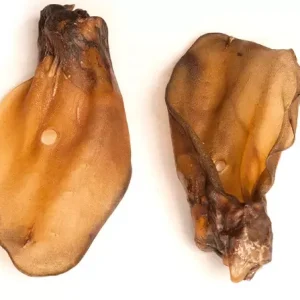 Snack’it Tørket Okseøre M/ Muskel | Langvarig Tygg for Tannrens | Protein 86% & Lavt Fett