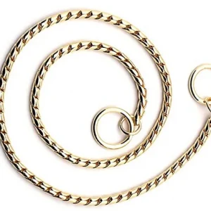 Snake Chain – Halslenke / Utstillingshalsbånd 3,5 mm