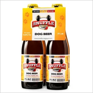 Snuffle, Hundeøl, 25cl Kyllingsmak Glassflaske