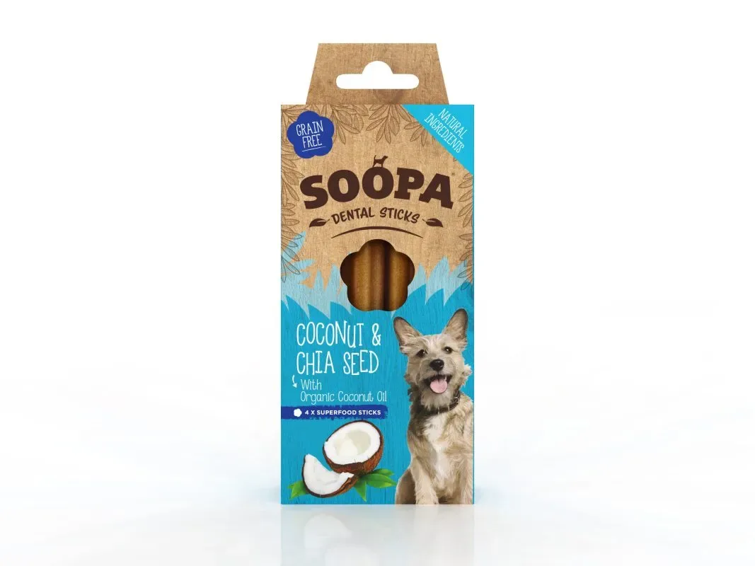 Soopa kokos & chia tyggesticks