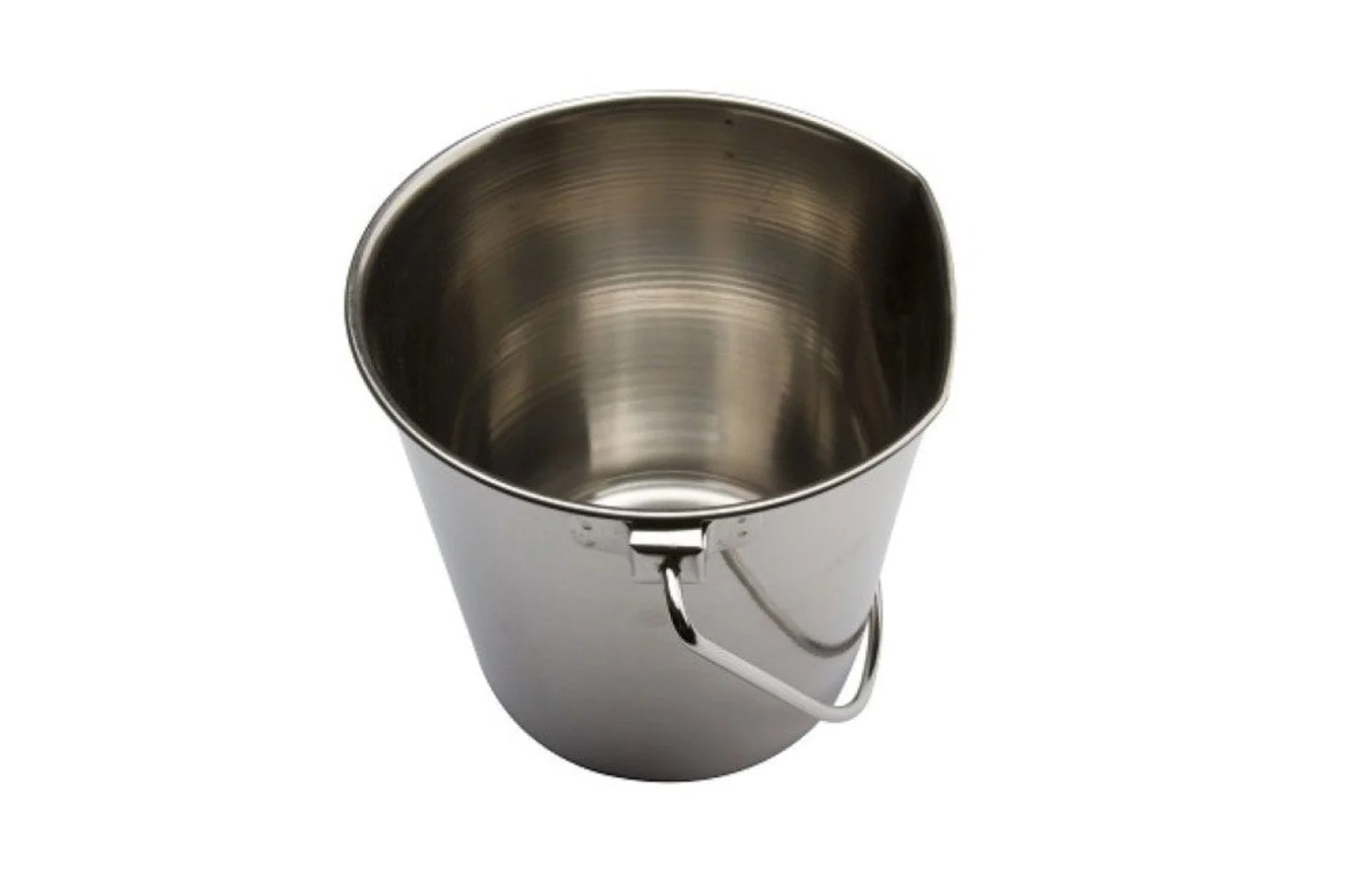 Stålbøtte m/flat side 1,9L