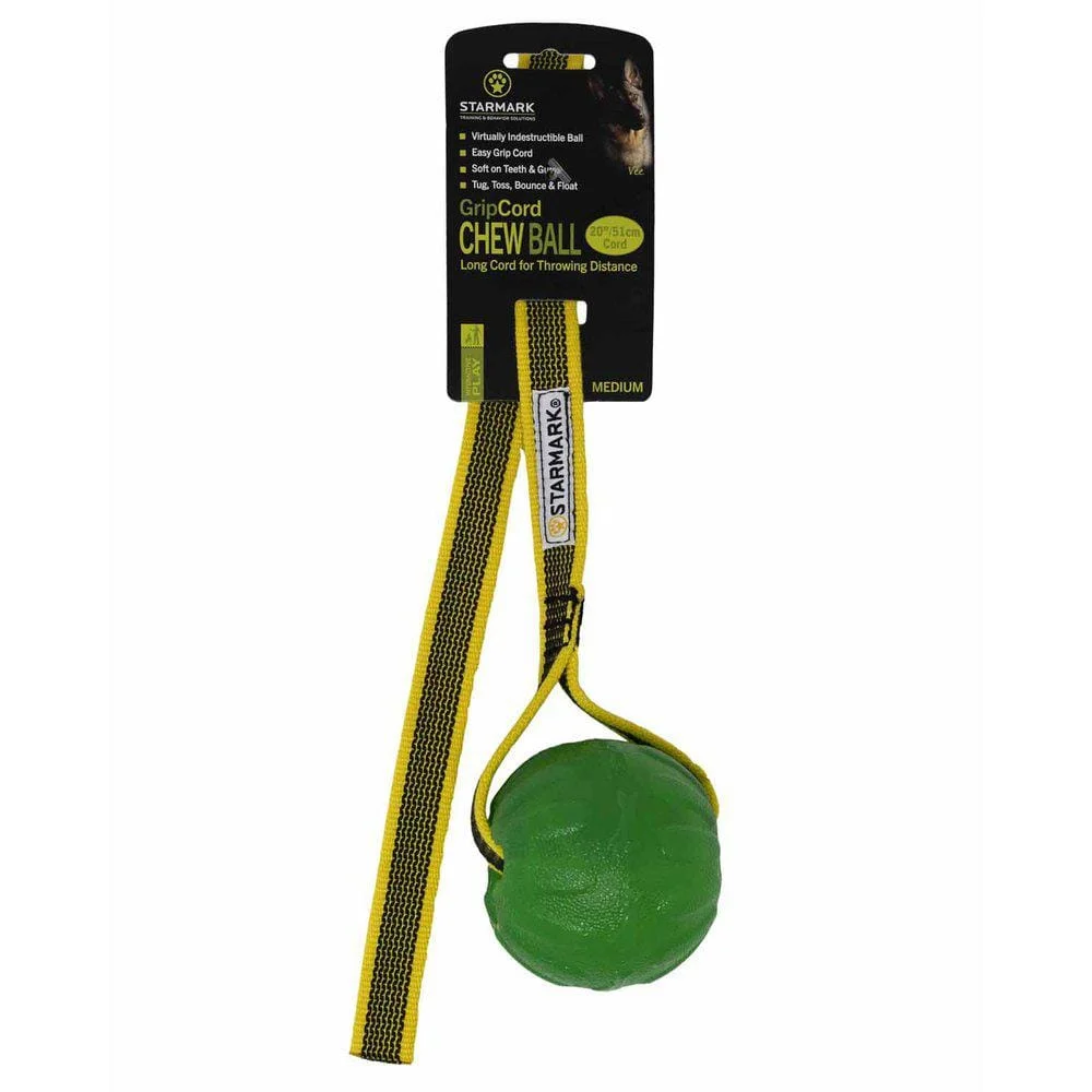 Starmark Chewball m/gripcoard grønn M/L 8×8,5x63cm