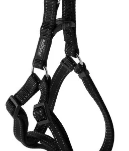STEP-IN SELE Rogz, M, Svart, 16mm. 42-61cm.