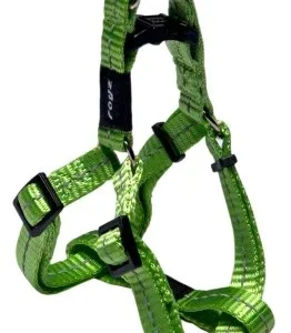 STEP IN SELE Rogz, S, Lime, 11mm./ 27-38cm.