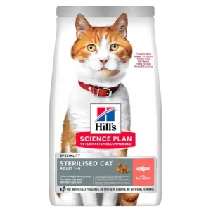Sterilisert t酶rrf么r med laks for voksne katter