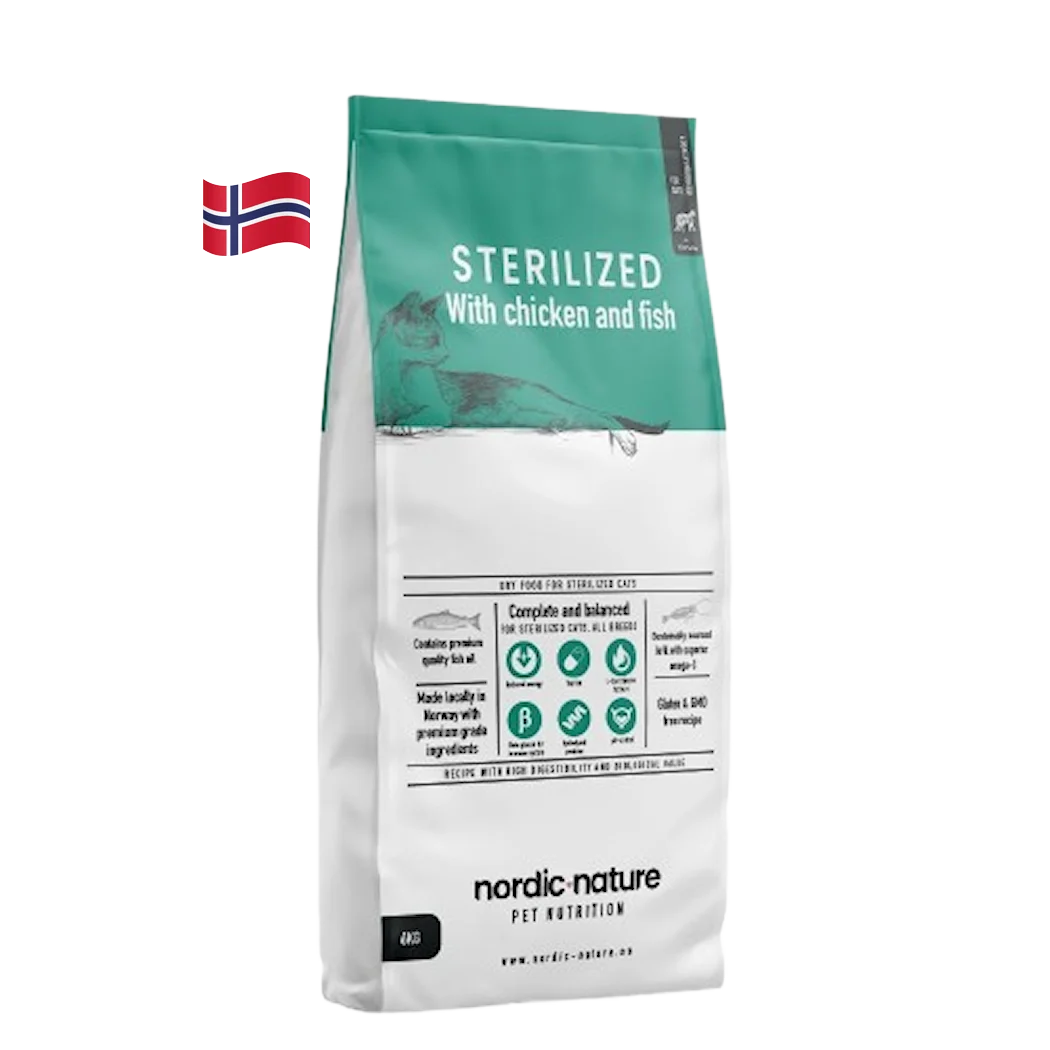 Sterilized kattf么r
