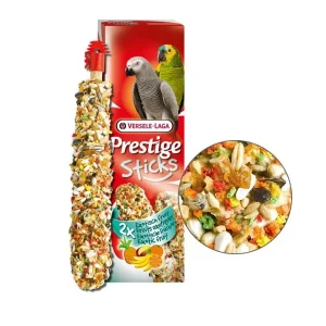 STICKS Prestige, Papegøye, 2stk. Exotic Fruit, 140g.