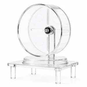 Stille hamsterhjul i gjennomsiktig design
