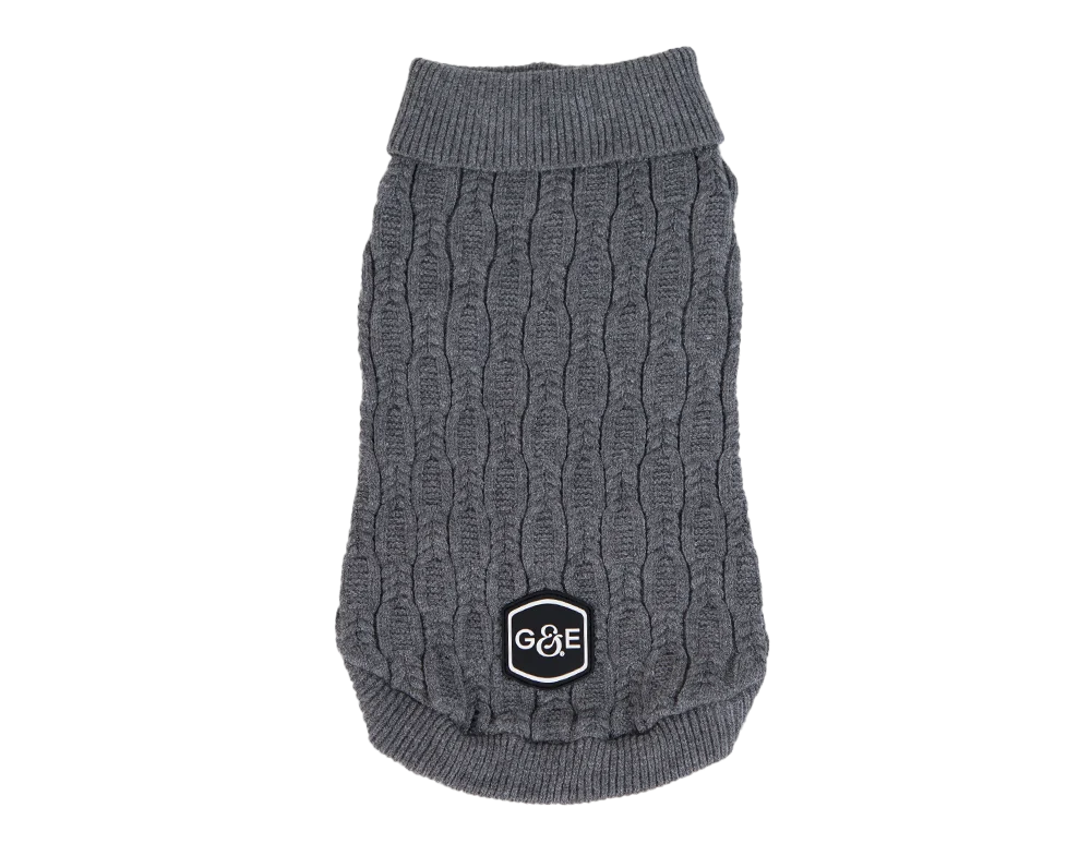 Strikket genser Comfort Grey