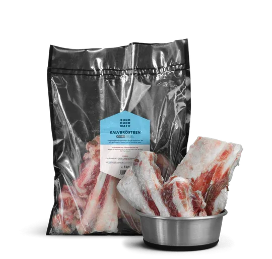 Sund Hundmat Frossen Kalvebryst 1kg