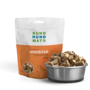 Sund Hundmat Frysetørkede Andebiter 60g