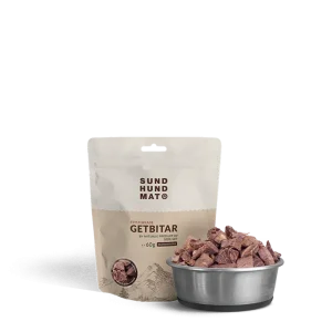 Sund Hundmat Frysetørkede Geitebiter 60g