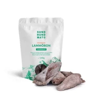 Sund Hundmat Frysetørkede Lammeører 140g